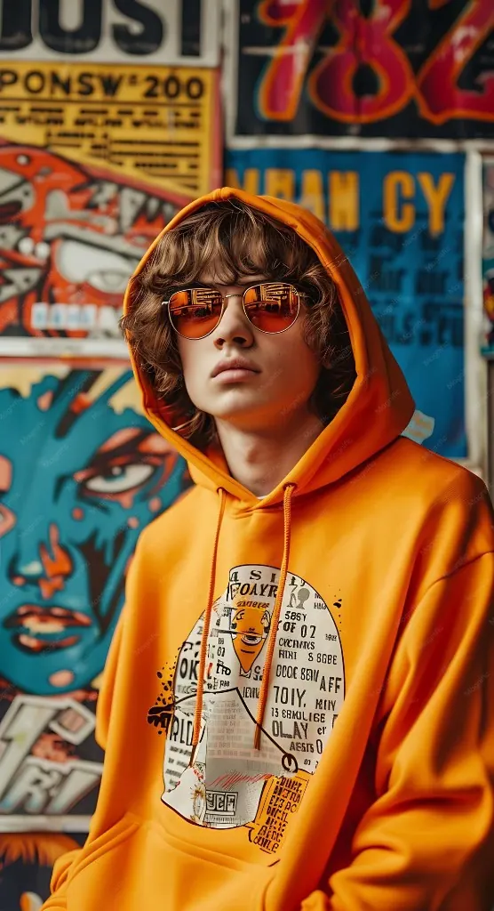 Streetwear hoodie — urban cut-and-sew programmes