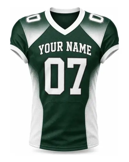American Football style 2 — front and back views