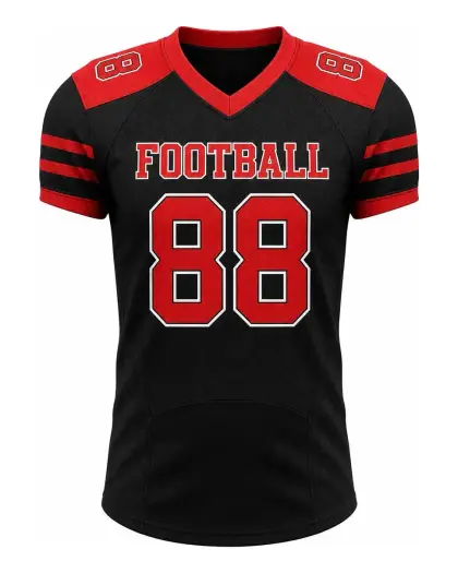 American Football style 3 — front and back views