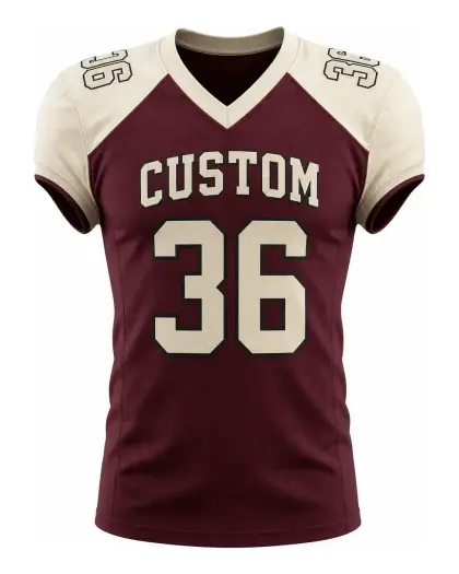 American Football style 5 — front and back views