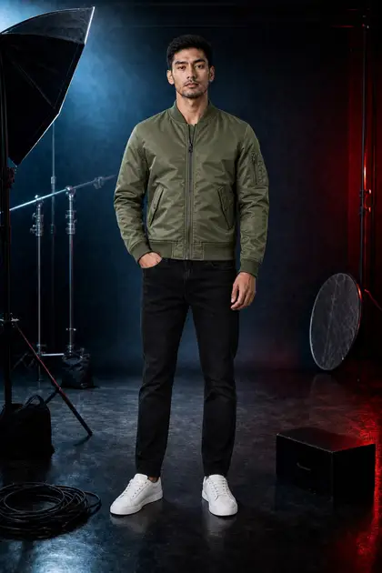 Bomber Jacket 1 — Bomber Jackets studio shoot
