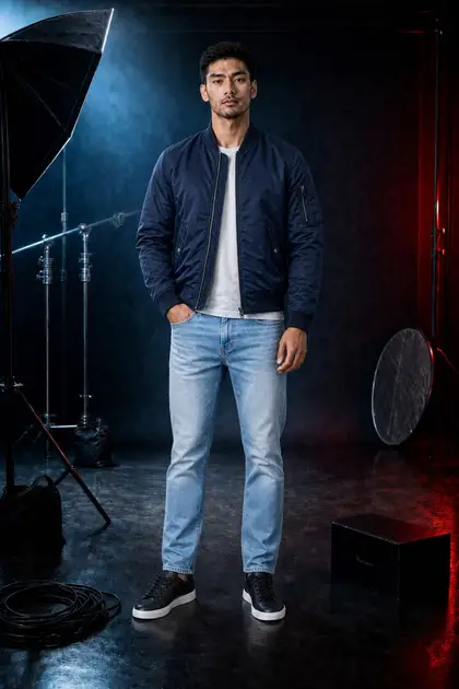 Bomber Jacket 3 — Bomber Jackets studio shoot
