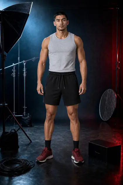 Gym Shorts 1 — Gym Shorts studio shoot