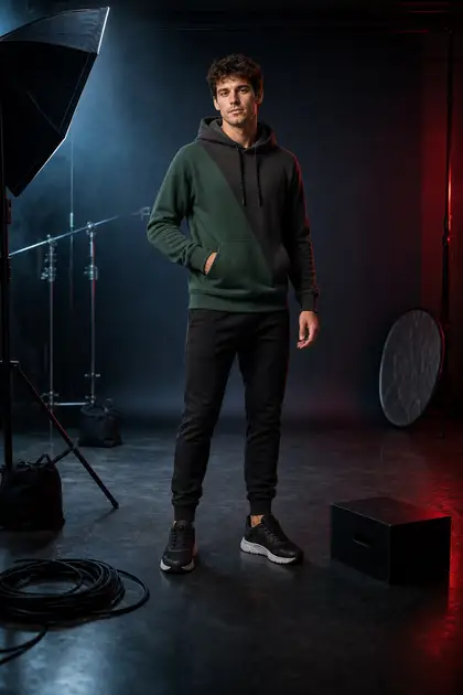 Hoodies style 2 — front and back views