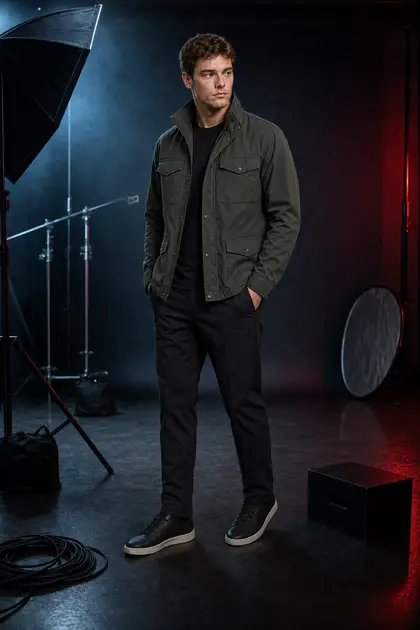 Jackets style 7 — front and back views