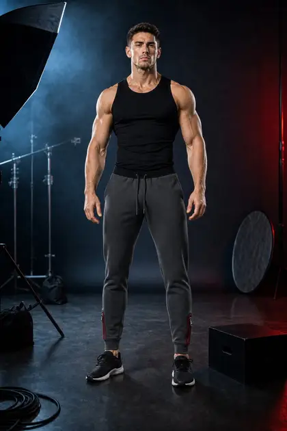 Jogger And Pants style 1 — front and back views