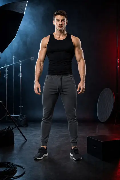 Jogger And Pants style 4 — front and back views