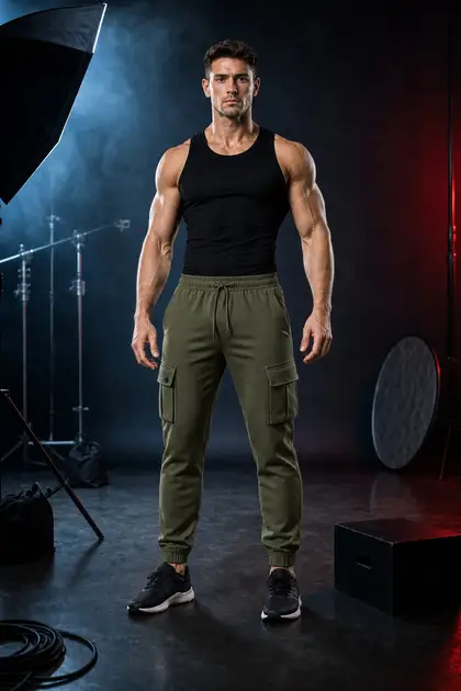 Jogger And Pants style 5 — front and back views