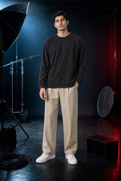 Long Sleeve T Shirt 1 — Long Sleeve T-Shirts studio shoot