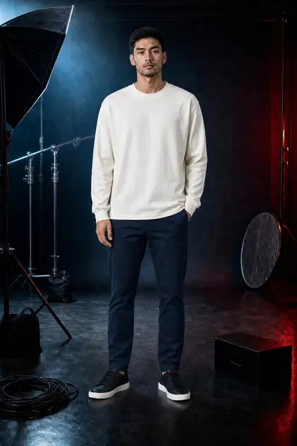 Long Sleeve T Shirt 2 — Long Sleeve T-Shirts studio shoot