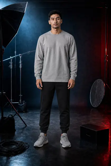 Long Sleeve T Shirt 3 — Long Sleeve T-Shirts studio shoot