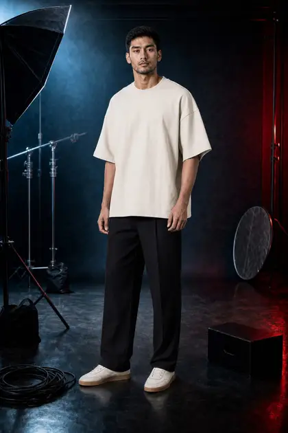 Oversized T Shirt 2 — Oversized T-Shirts studio shoot