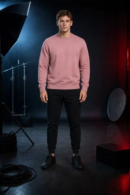SWEATSHIRT style 5 — front and back views