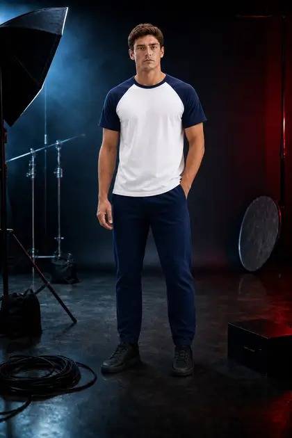 T Shirt style 10 — front and back views