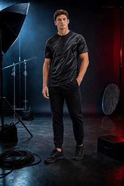 T Shirt style 2 — front and back views