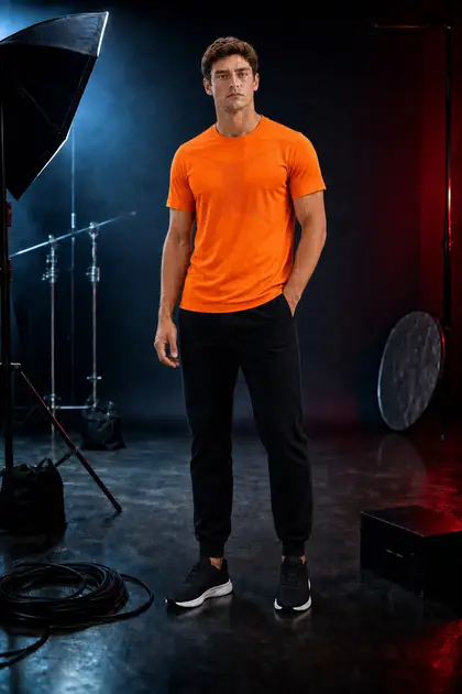 T Shirt style 5 — front and back views
