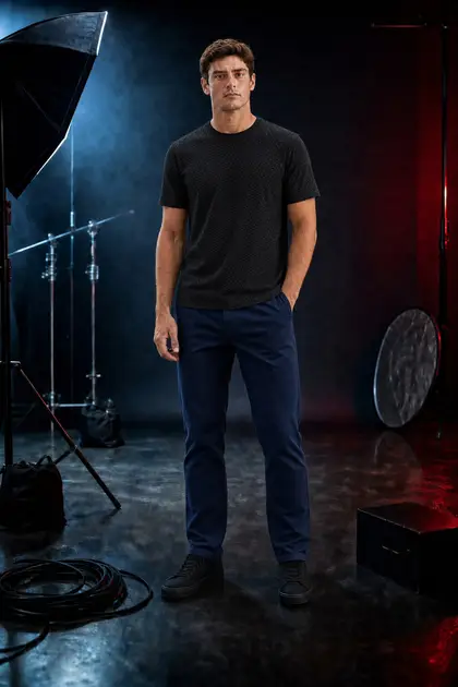 T Shirt style 8 — front and back views
