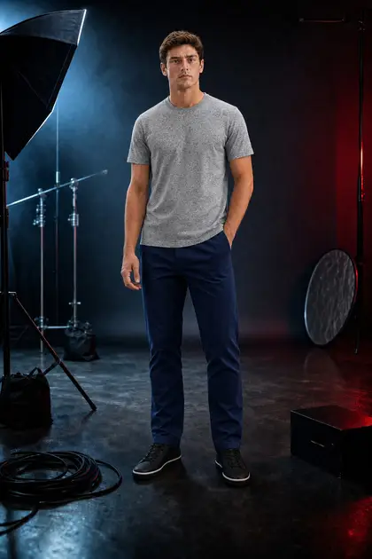 T Shirt style 9 — front and back views