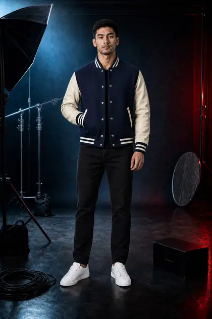 Varsity Jacket 1 — Varsity Jackets studio shoot