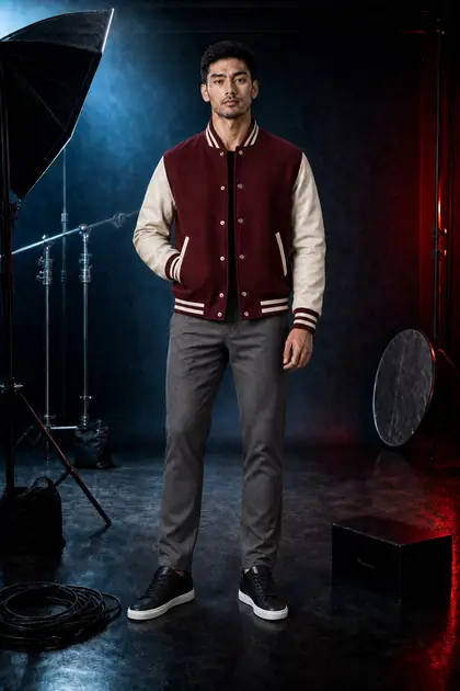 Varsity Jacket 2 — Varsity Jackets studio shoot