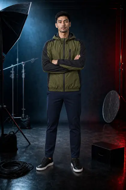 Windbreaker 3 — Windbreakers studio shoot