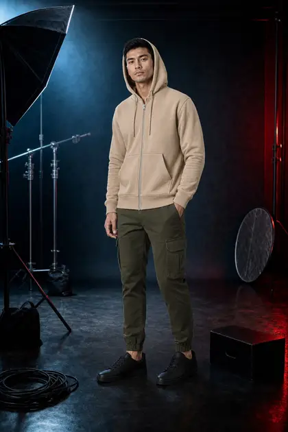 Zip Up Hoodie 2 — Zip-Up Hoodies studio shoot